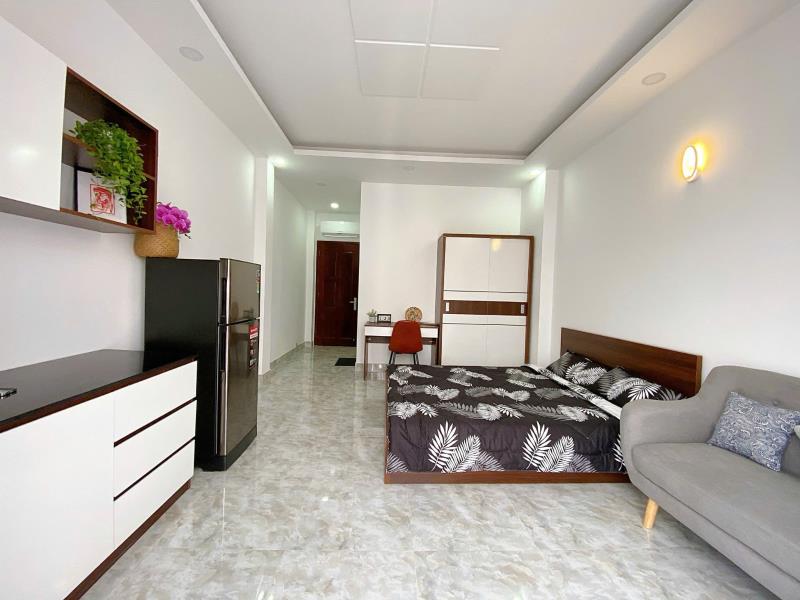 Cho thuê căn hộ có ban công full nội thất gần chợ bà chiểu - nguyễn thượng hiền, bình thạnh - Ảnh 3