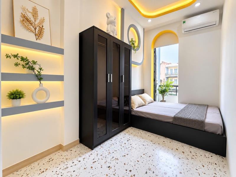Cho thuê căn hộ 2-3pn gần đường cách mạng tháng tám kế công viên lê thị riêng quận 10 thuận tiện qua q3 - khu bắc hải - Ảnh 3