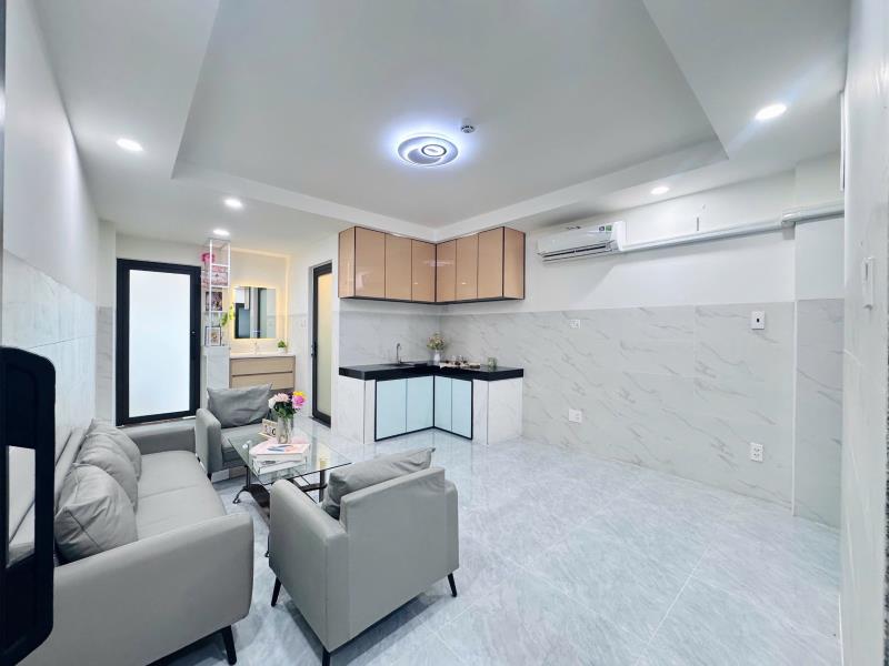 Căn hộ chung cư mini 1pn rộng mới - máy giặt riêng, thang máy, full tiện nghi - gần ngã tư bốn xã, đầm sen - Ảnh 2