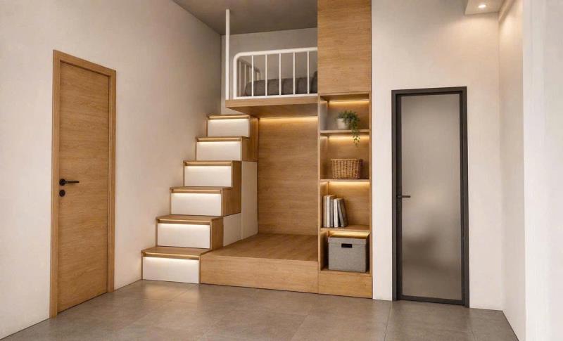 Cho thuê phòng dạng duplex mới 100% ,phòng đẹp đầy đủ tiện nghi ,gần vhu,huit - Ảnh 3