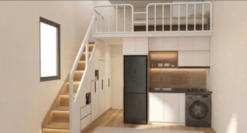 Cho thuê phòng dạng duplex mới 100% ,phòng đẹp đầy đủ tiện nghi ,gần vhu,huit
