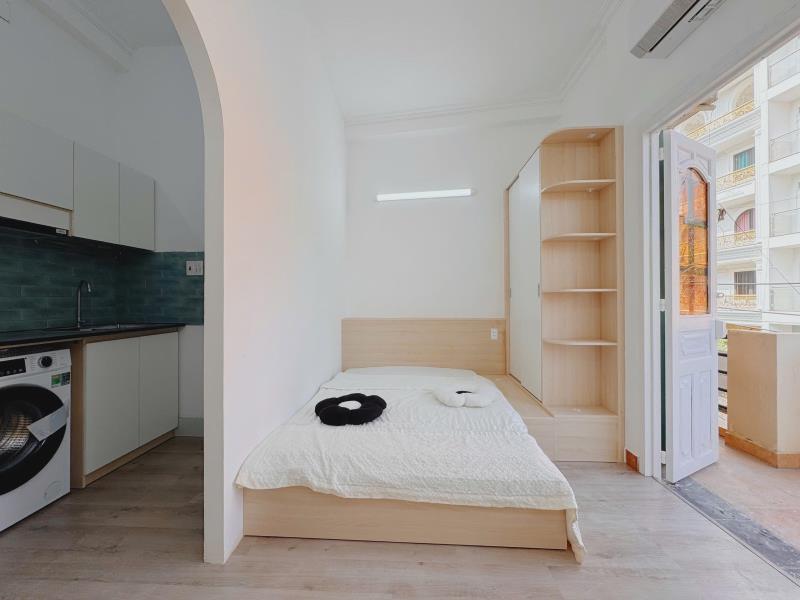 🏡 Căn hộ ban công thoáng | full nội thất | máy giặt riêng | cửa sổ lớn – phan xích long, phú nhuận gần quận 1,3 ueh vlu 