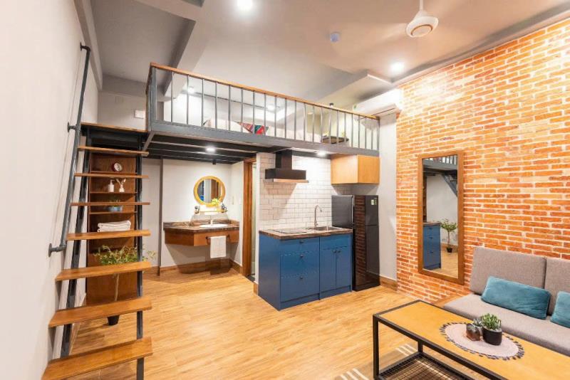 Cho thuê căn hộ duplex gần hàng xanh bình thạnh