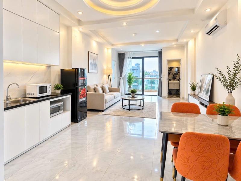 Cho thuê căn hộ chung cư 1 phòng ngủ cao cấp, ban công lớn, full nội thất – phan xích long, phú nhuận (gần q1 & q3)