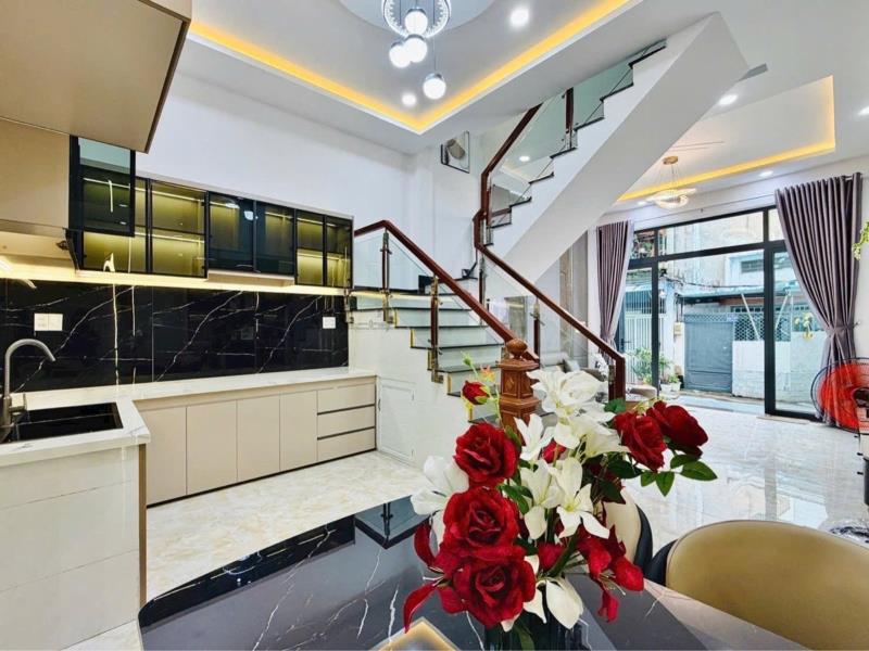 Nhà bán phạm văn chiêu 2 tầng 4 pn, 78m2, sổ hồng riêng - Ảnh 3