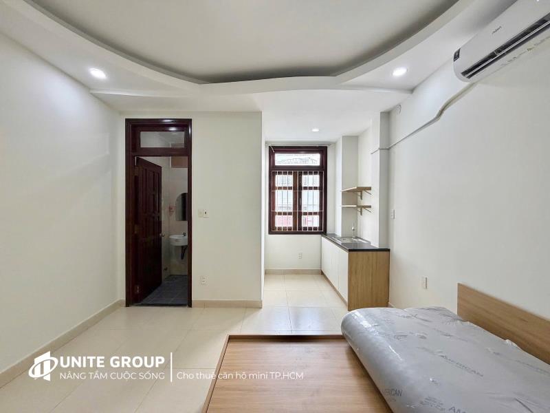 Khai trương căn hộ 35m2 cửa sổ thoáng thang máy mới 100% ngay nơ trang long gần ngã tư hàng xanh, đại học văn lang cơ sở 3