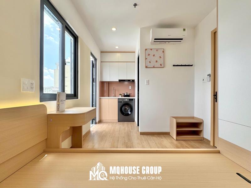 ✨Studio cửa sổ ban công full nội thất toà nhà thang máy✨