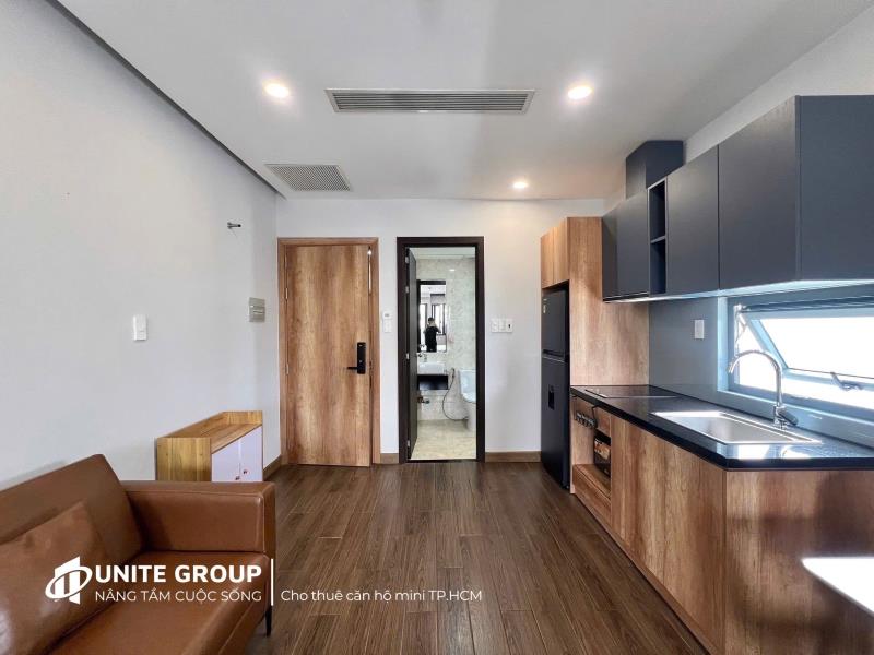 Cho thuê căn hộ tone gỗ - nội thất cao cấp ngay nguyễn văn đậu gần chợ bà chiểu tiện đi q1, q3, phú nhuận - Ảnh 4