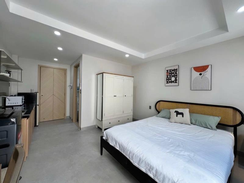 Cho thuê căn hộ full nội thất - ban công lớn ngay nơ trang long gần chợ bà chiểu tiện đi phan đăng lưu, hoàng hoa thám, q1, q3, phú nhuận - Ảnh 3