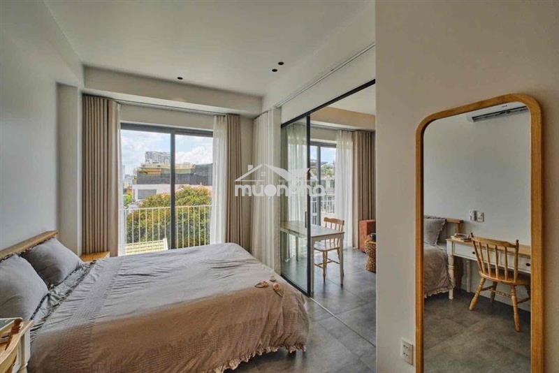 Căn hộ 1 phòng ngủ ban công full nội thất cao cấp 50m2 tân quy q7