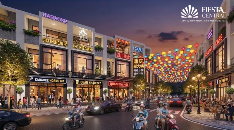 Nhà phố fiesta central – đánh thức tiềm năng, kiến tạo phố thương mại - Ảnh 2