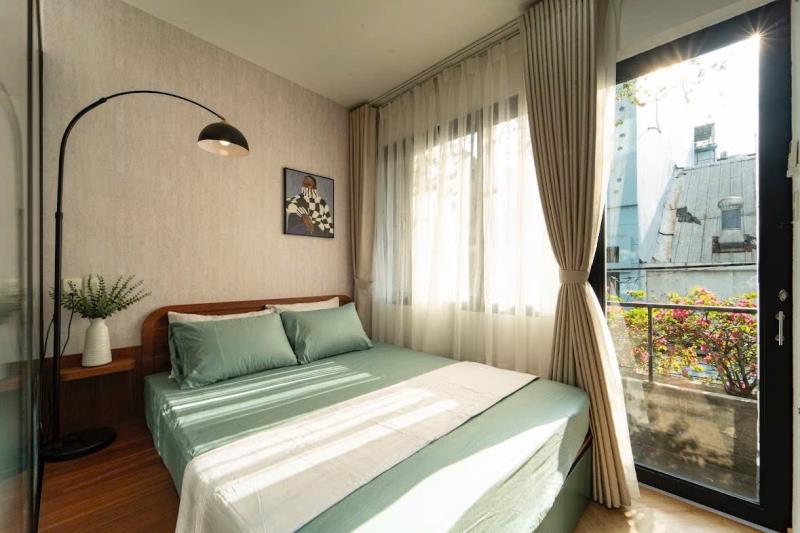 🔥 Cho thuê căn hộ 1pn tách bếp – võ thị sáu, quận 1 | ban công lớn – máy giặt riêng – decor hiện đại gần quận 3, bình thạnh, phú nhuận, - Ảnh 4
