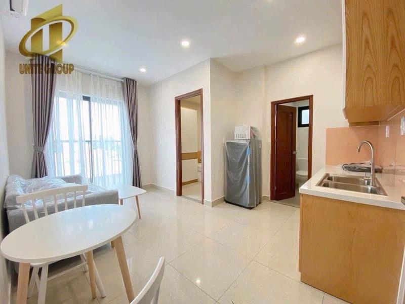 1pn có phòng khách ban công mai văn vĩnh quận 7 | chỉ tính điện, free các phí khác | full nội thất | hầm xe, thang máy | 24/24 | mặt tiền đường lớn