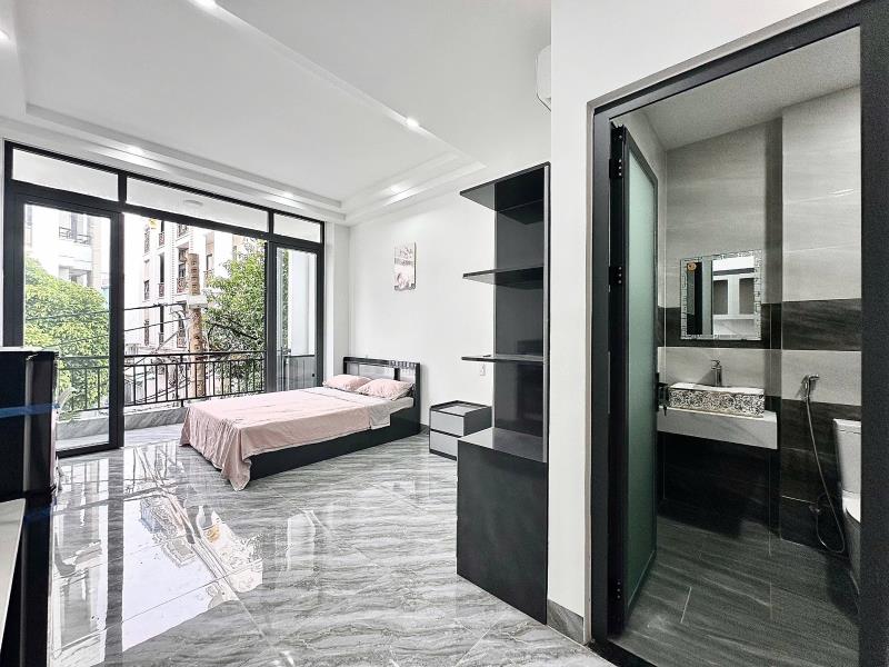 Khai trương căn hộ mới bình thạnh giáp gò vấp, rộng 40m2 ban công lớn full nội thất - Ảnh 2