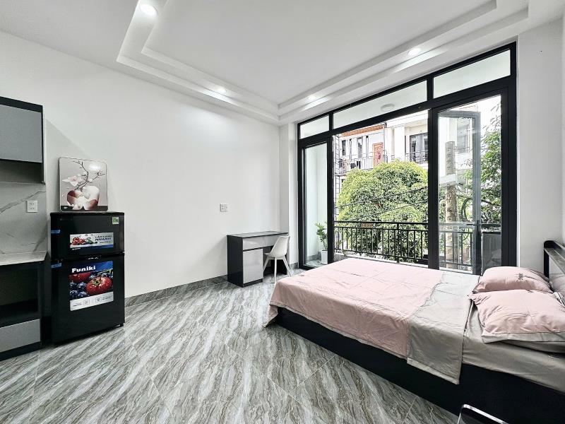 Khai trương căn hộ mới bình thạnh giáp gò vấp, rộng 40m2 ban công lớn full nội thất - Ảnh 3