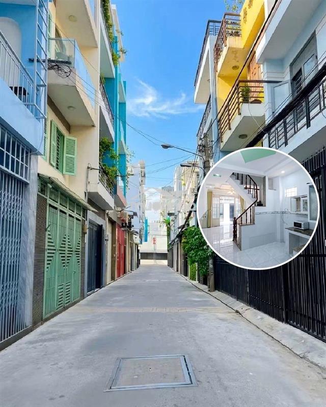 Cho thuê nhà nguyên căn mới giá rẻ hẻm phường thới an quận 12