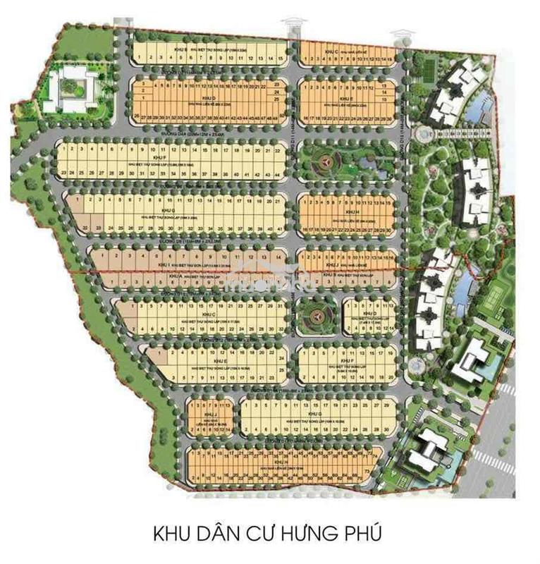 Bán lô 185m2 khu dân cư hưng phú thông liên phường q9 giá 78tr/m2