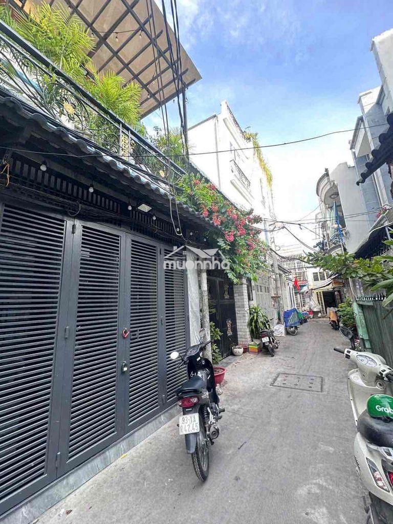 Nhà đẹp full nội thất(3,7x17m) 1lầu sân thượng sân xe 2pn 12tr - Ảnh 2
