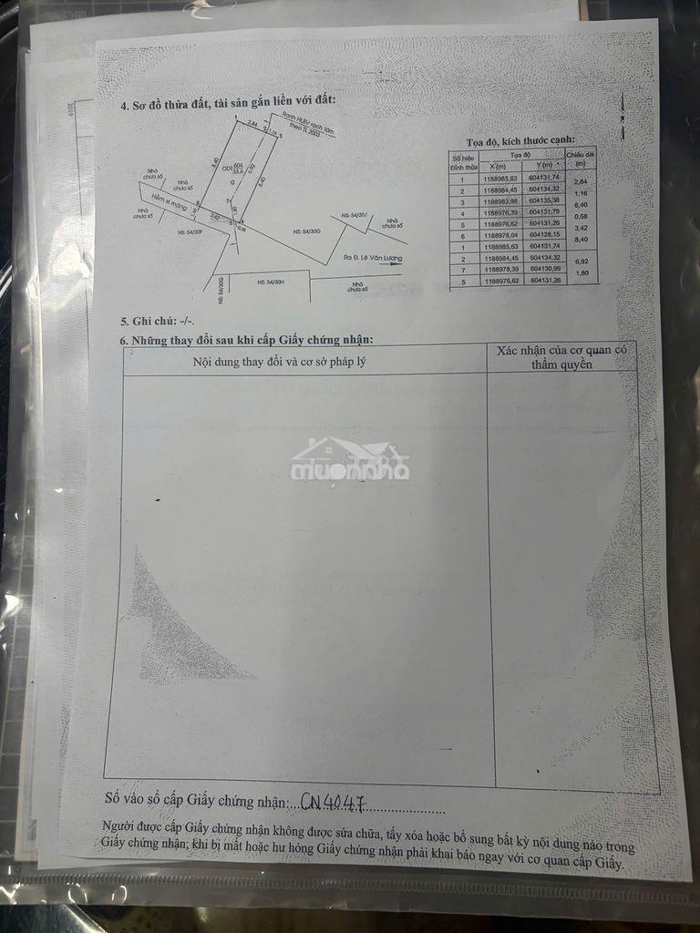 Bán nhà ở riêng lẻ, lê văn lương, p tân hưng, q 7 - Ảnh 4