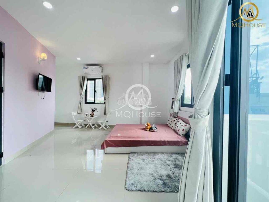 Căn hộ studio ban công rộng gần 40m2 có thang máy gần cầu thị nghè - Ảnh 4