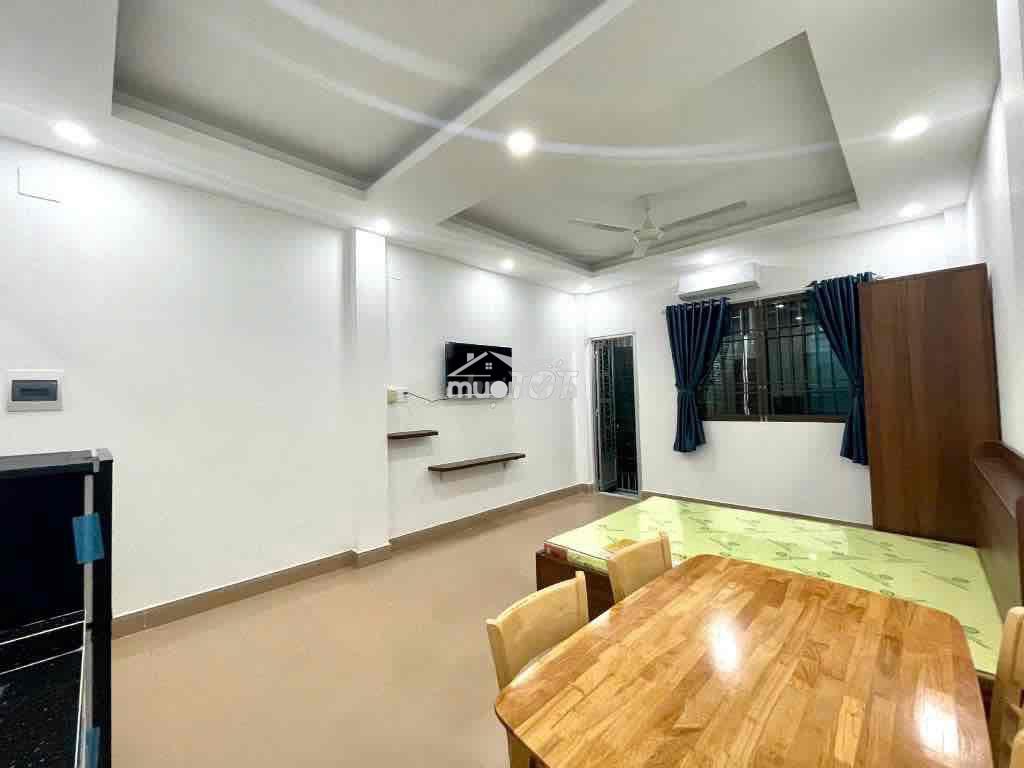 Cho thuê căn hộ studio ban công, máy giặt riêng q1 gần cầu ông lãnh - Ảnh 4
