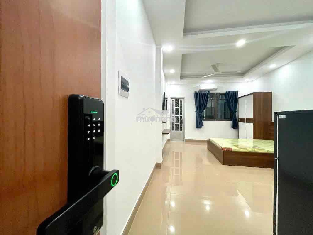 Cho thuê căn hộ studio ban công, máy giặt riêng q1 gần cầu ông lãnh - Ảnh 3
