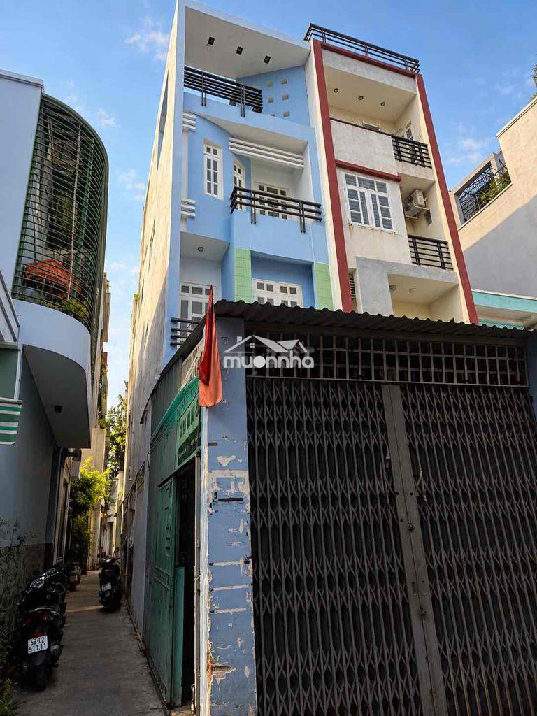 Căn góc hẻm 258 dương bá trạc – dt 163,2m² – 5pn – 3 tầng + sân thượng