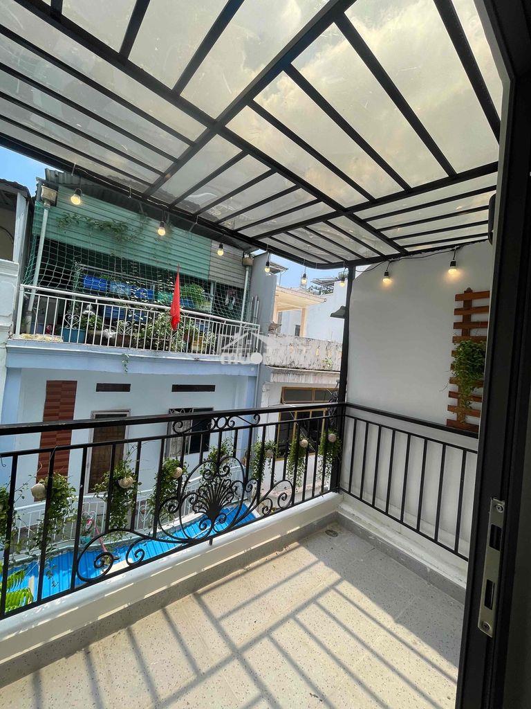 Nhỉnh 3ty - 3 tầng hẻm xe hơi 4m - bình thạnh - an ninh - full nội th