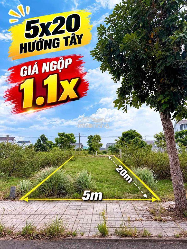 Bán đất 5x20 cát tường phú sinh , sổ riêng gần cv 7 kì quan , giá lỗ