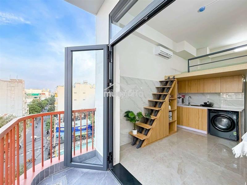 Căn hộ đầy đủ nội thất có gác ban công ngay lotte mart, tdtu, rmit,ufm