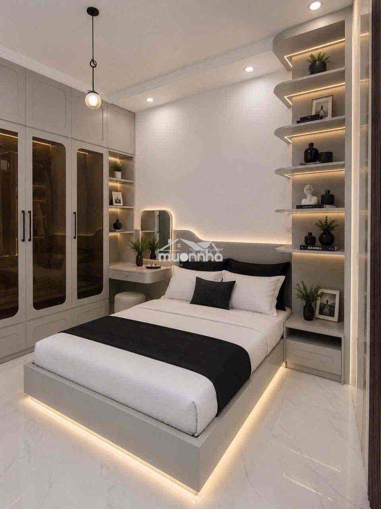 Nhà hẻm huỳnh tấn phát, quận 7, dt 4 x 16, tk 2 tầng 3pn 3wc, 5,95tỷ - 4