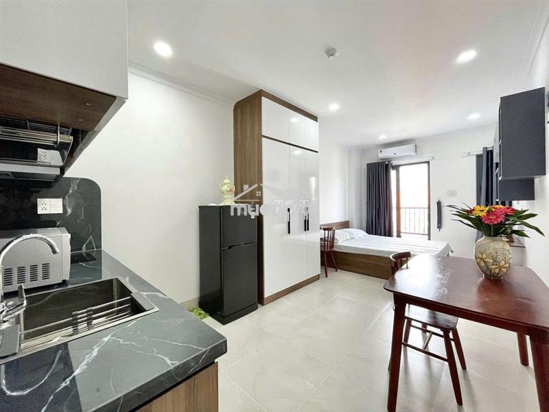 Căn hộ ban công full nội thất ngay trương văn bang thuận tiện qua sala