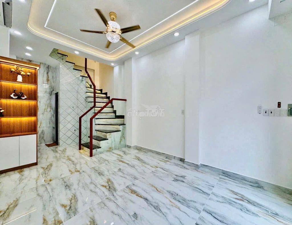 Nhà mới ở ngay trần hưng đạo, 4 tầng , 4pn, tặng nội thất, hẻm xe tải  - Ảnh 3