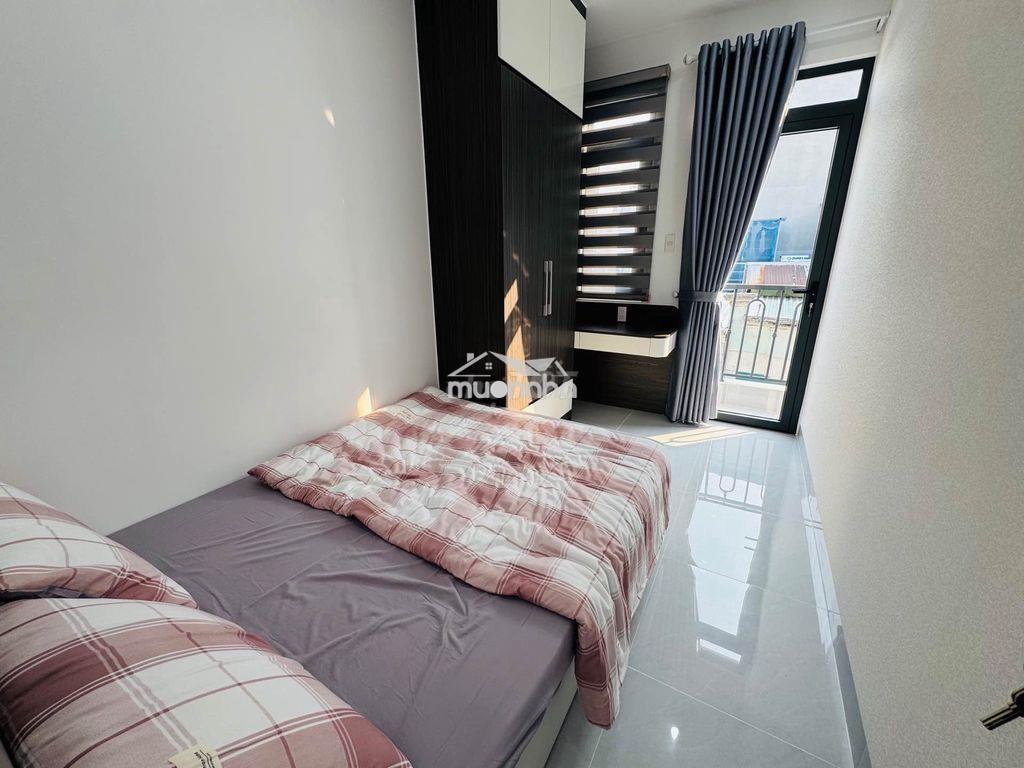 Nhà mới xây 3 lầu (dt 4.5 x 7) - 3pn - hẻm 3.5m phan huy ích gò vấp - 4
