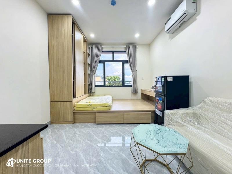 Cho thuê căn hộ mới 100% ngay bạch đằng gần ngã tư hàng xanh, dh hồng bàng, uef, hutech tiện đi điện biên phủ, nguyễn cửu vân