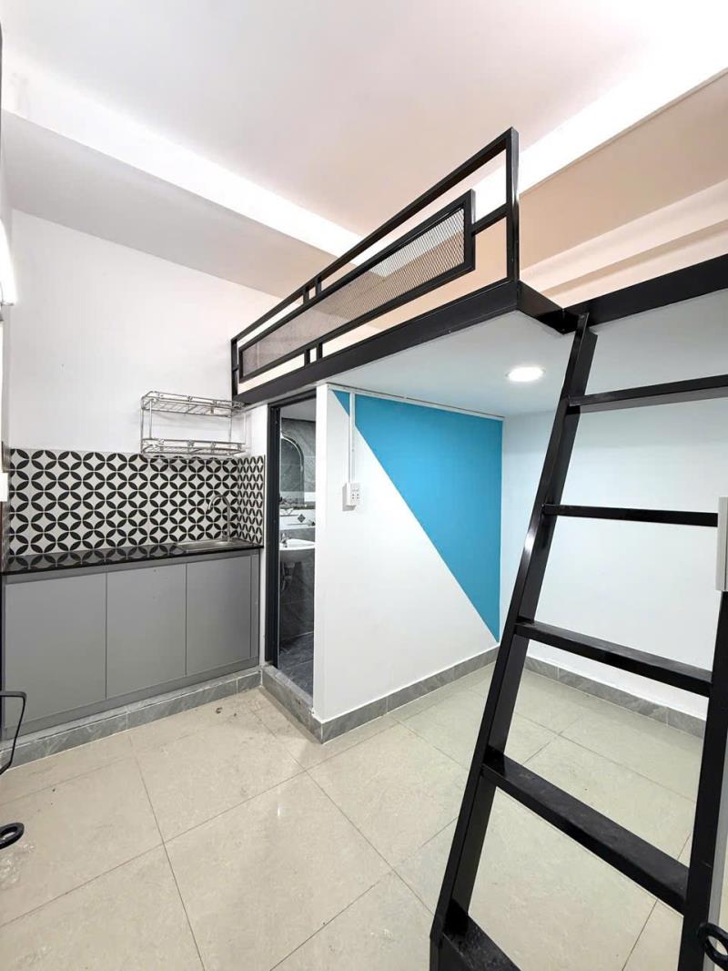 Phòng duplex rộng 25m2_gác cao_có cửa sổ_đường chu văn an_gần hutech_văn lang_iuh_uef_ngã tư hàng xanh - Ảnh 2