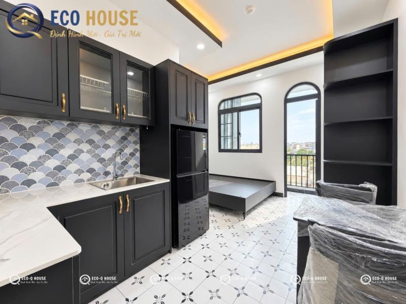 Studio ban công – full nội thất – phối màu đặc sắc | gần aeon mall bình tân