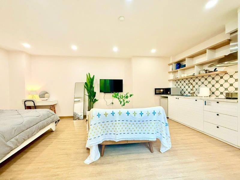 Cho thuê studio 35m2 có thang máy ngay cầu phố đi bộ bùi viện - công viên 23/9 - Ảnh 2