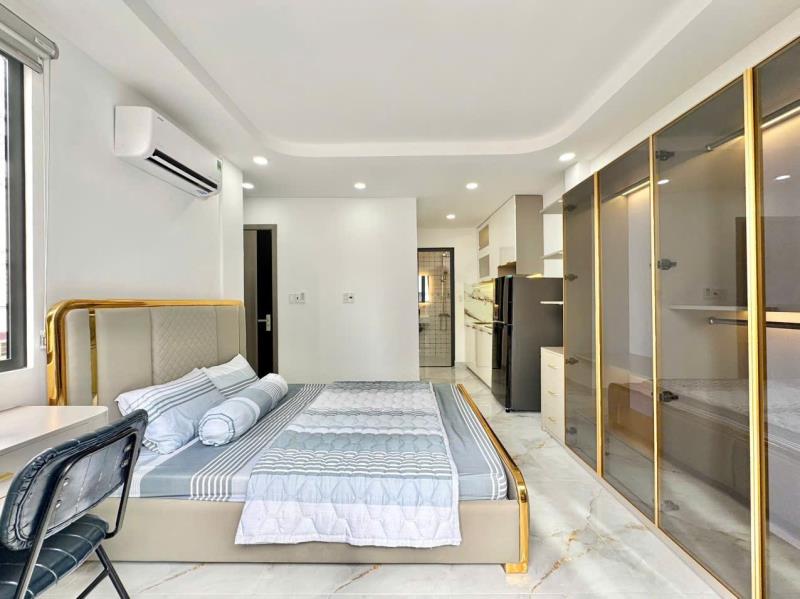 Căn hộ chung cư mới ban công, cửa sổ lớn, có máy giặt riêng, thang máy, gần sân bay, công viên gia định, emart, gần đh văn lang, công, nghiệp, tài chính mkt - Ảnh 3