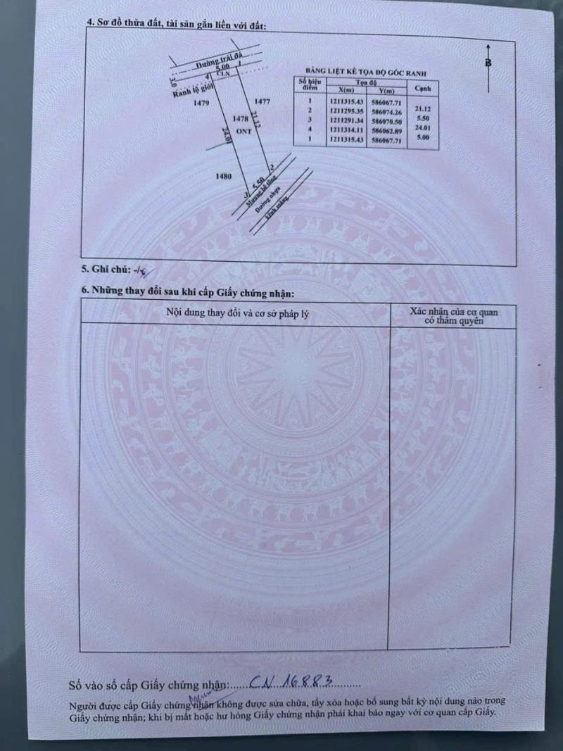 Bán nền thổ cư mặt tiền đường 86, tân phú trung giá 1,55 - 1,9 tỷ tùy lô