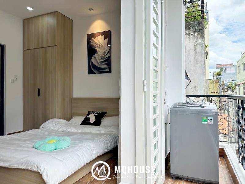Căn hộ studio bancol nhà mới siu đẹp hiện đại ngay gần ngã tư bảy hiền - Ảnh 4