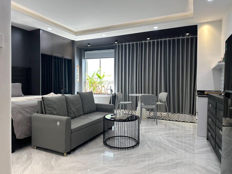 Khai trương chung cư mini studio cửa sổ trời • full nội thất | gần carillon 3 – hoàng hoa thám • nhà ga t3