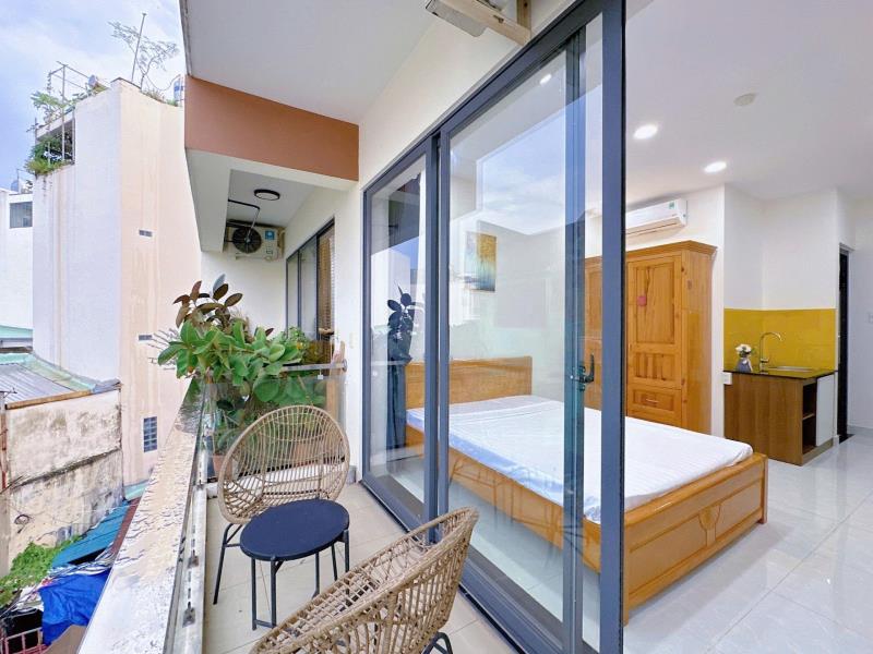 ✨Cho thuê căn hộ 35m² - có ban công – full nội thất – thang máy – gần chợ bà chiểu ✨ - Ảnh 2