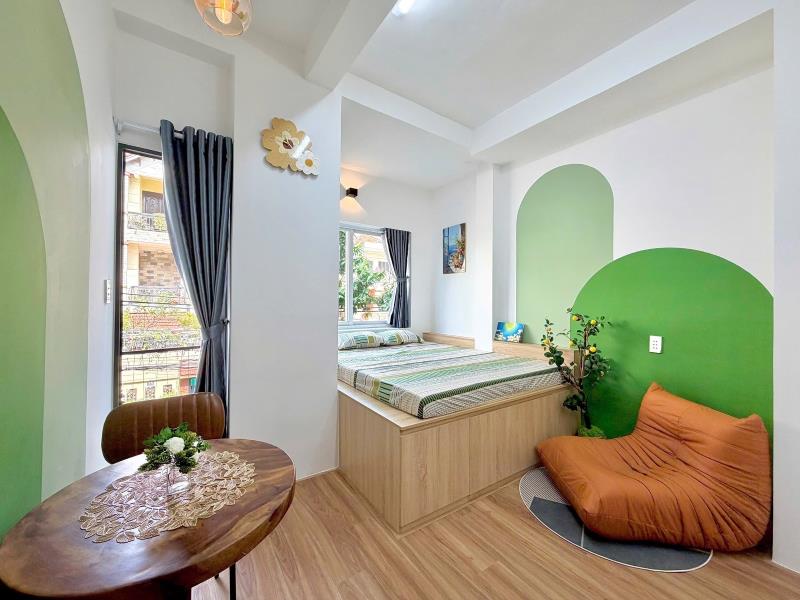 Studio ban công - gần hoàng văn thụ - học viện hàng không - chợ tân bình