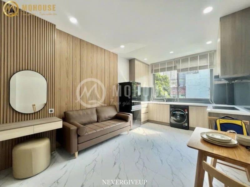 Căn hộ 1 phòng ngủ bình thạnh, full nội thất, cửa sổ lớn, máy giặt riêng, gần nguyễn hữu cảnh, q1, q2 - Ảnh 2