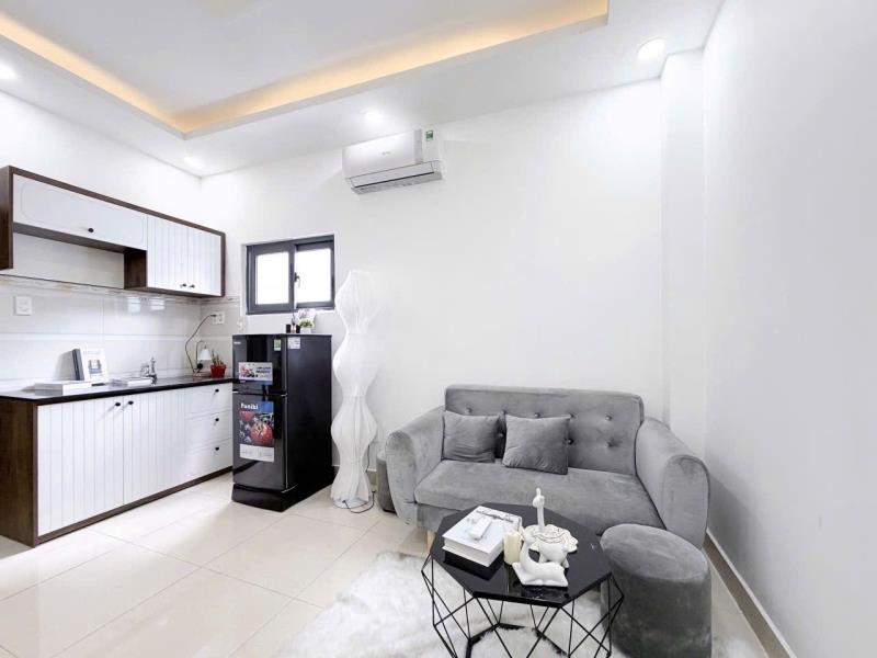 Căn hộ 1pn cửa sổ thoáng mát – full nội thất – tòa nhà thang máy – giá 7tr