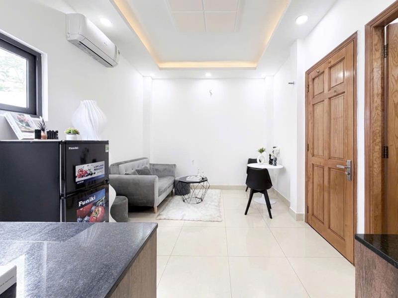 Căn hộ 1pn cửa sổ thoáng mát – full nội thất – tòa nhà thang máy – giá 7tr - Ảnh 4