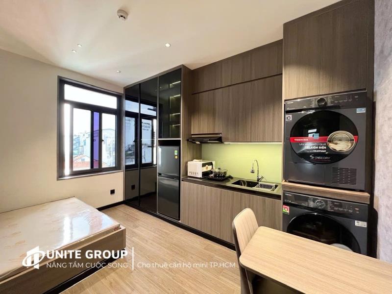 ✨Cho thuê căn hộ 35m² – full nội thất - giặt, sấy riêng – cửa sổ lớn –  gần chợ bà chiểu ✨