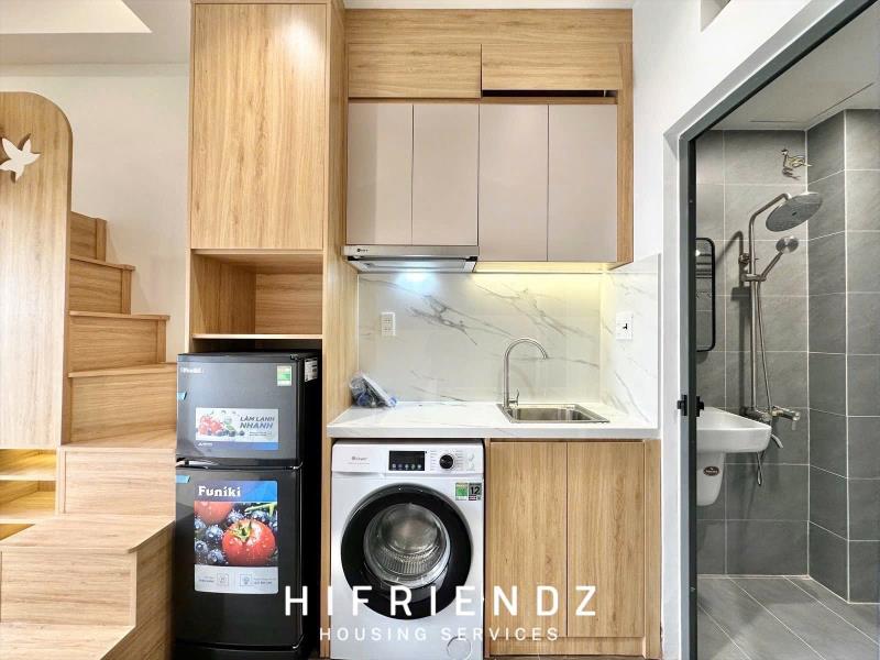 Cho thuê căn hộ duplex - full nội thất - ban công - cửa sổ trời | ngay ngã tư bảy hiền - Ảnh 4