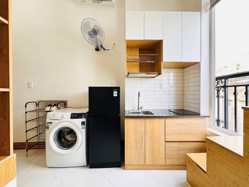 🌸Cho thuê căn hộ duplex máy giặt riêng ban công ngay phạm văn đồng/ lê quang định - Ảnh 4